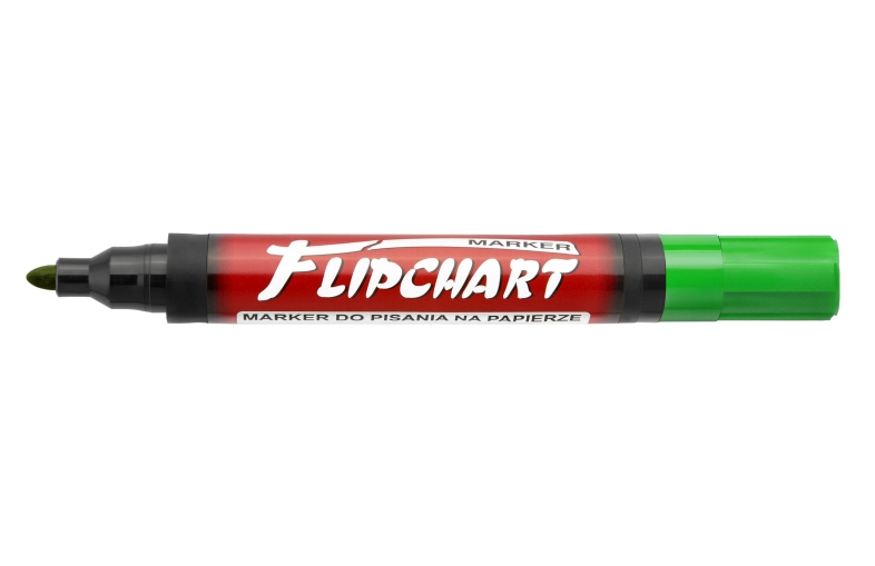 Marker Flipchart Kamet okrągły zielony